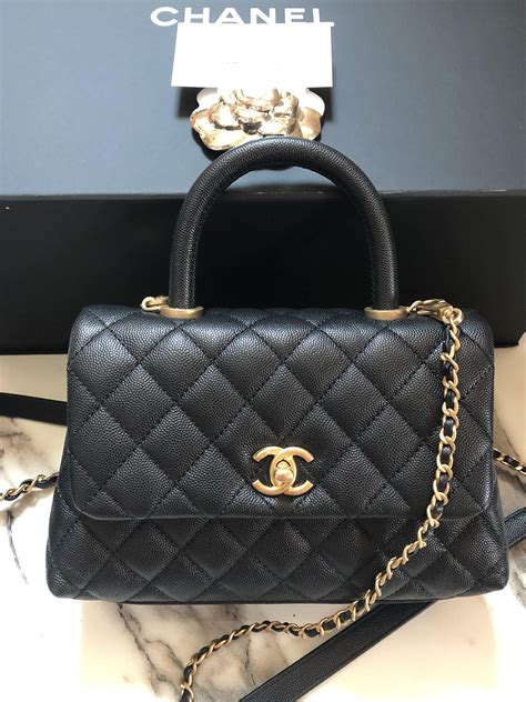 chanel coco bag handle mini|Chanel coco bag price.